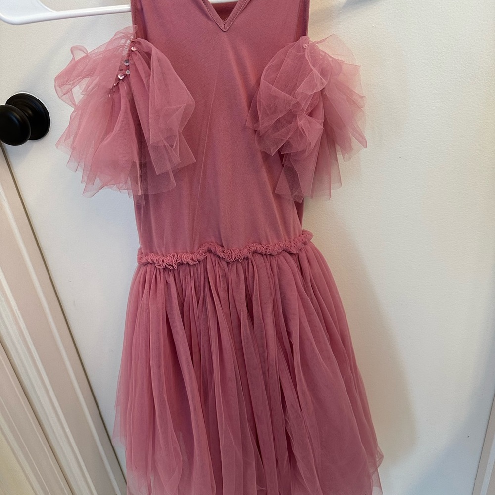 Beautiful pink size 6-7 tutu monde dress for sale. Practically brand new.
